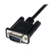 StarTech.com 2 m juodas DB9 RS232 nuoseklus nulinio modemo kabelis F/M