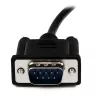 StarTech.com 2 m juodas DB9 RS232 nuoseklus nulinio modemo kabelis F/M
