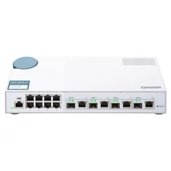 QNAP QSW-M408-4C valdomas L2 jungiklis Gigabit Ethernet (10/100/1000) Baltas