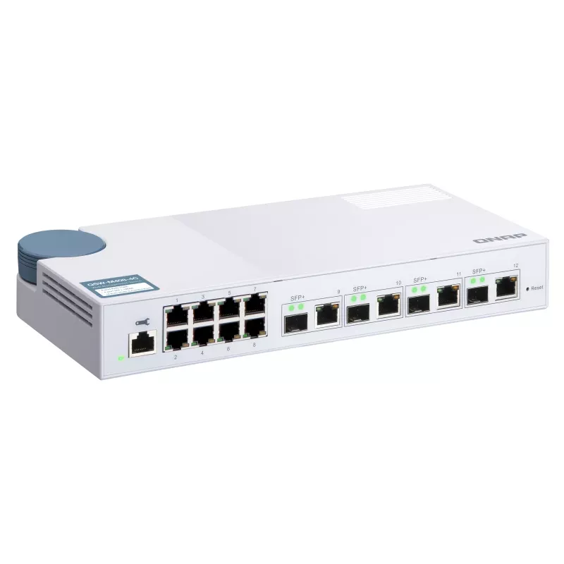 QNAP QSW-M408-4C valdomas L2 jungiklis Gigabit Ethernet (10/100/1000) Baltas