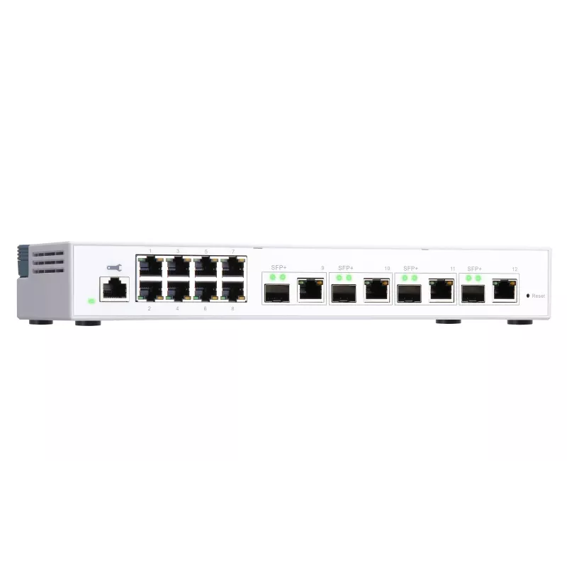 QNAP QSW-M408-4C valdomas L2 jungiklis Gigabit Ethernet (10/100/1000) Baltas