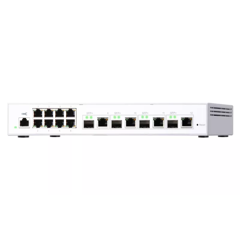 QNAP QSW-M408-4C valdomas L2 jungiklis Gigabit Ethernet (10/100/1000) Baltas