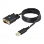StarTech.com 3ft (1m) USB į RS232 adapteris su COM išlaikymu, keičiamais varžtais/veržlėmis, USB-A į DB9 RS232, FTDI IC, ESD apsauga, Windows/macOS/Linux
