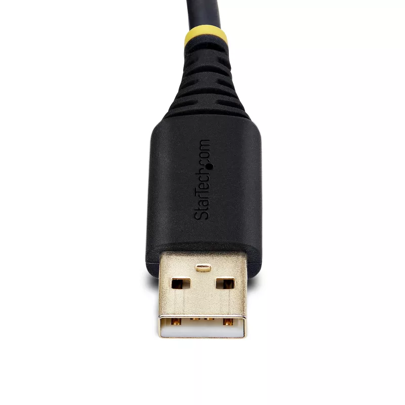 StarTech.com 3ft (1m) USB į RS232 adapteris su COM išlaikymu, keičiamais varžtais/veržlėmis, USB-A į DB9 RS232, FTDI IC, ESD apsauga, Windows/macOS/Linux