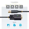 StarTech.com 3ft (1m) USB į RS232 adapteris su COM išlaikymu, keičiamais varžtais/veržlėmis, USB-A į DB9 RS232, FTDI IC, ESD apsauga, Windows/macOS/Linux