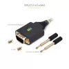 StarTech.com 3ft (1m) USB į RS232 adapteris su COM išlaikymu, keičiamais varžtais/veržlėmis, USB-A į DB9 RS232, FTDI IC, ESD apsauga, Windows/macOS/Linux