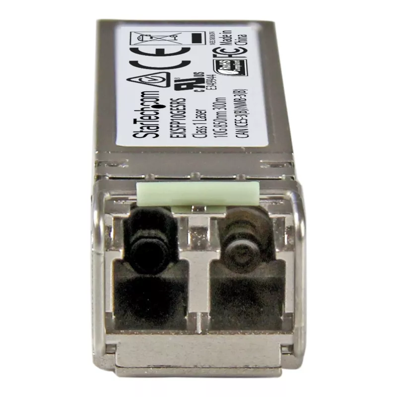StarTech.com SFP+ modulis, suderinamas su Juniper EX-SFP-10GE-SR - 10GBASE-SR - 10GbE daugiamodis šviesolaidinis siųstuvas-imtuvas - LC 300m - 850nm - DDM