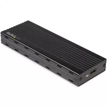 StarTech.com USB-C 10Gbps M.2 NVMe SSD korpusas - nešiojamas išorinis M.2 NGFF PCIe aliumininis dėklas - 1GB/s skaitymas/rašymas - palaiko 2230, 2242, 2260, 2280 - suderinamas su TB3 - Mac ir PC
