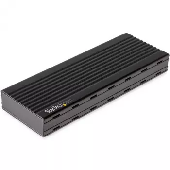 StarTech.com USB-C 10Gbps M.2 NVMe SSD korpusas - nešiojamas išorinis M.2 NGFF PCIe aliumininis dėklas - 1GB/s skaitymas/rašymas - palaiko 2230, 2242, 2260, 2280 - suderinamas su TB3 - Mac ir PC