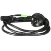 StarTech.com 6 pėdų (1,8 m) JK kompiuterio maitinimo laidas, 18AWG, BS 1363 į C13, 10A 250V, juodas, atsarginis kintamosios srovės maitinimo laidas, virdulio laidas / JK maitinimo laidas, PC maitinimo laidas, TV / monitoriaus maitinimo laidas