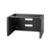 StarTech.com 6U sieninis tinklo stovas – 14 colių gylio (žemo profilio) – 19 colių skydo laikiklis sekliems serveriams ir IT įrangai, tinklo jungikliams – 44 svarų/20 kg talpa, juodas
