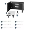 StarTech.com 6U sieninis tinklo stovas – 14 colių gylio (žemo profilio) – 19 colių skydo laikiklis sekliems serveriams ir IT įrangai, tinklo jungikliams – 44 svarų/20 kg talpa, juodas