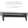 StarTech.com 3U 19 colių vertikalus sieninis stovo laikiklis, sieninis skydo stovas duomenų/AV/IT/kompiuterinei įrangai, 3U stovas spintai ar serverinei, atlaiko 150 svarų (68 kg) apkrovą