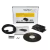 StarTech.com 2 prievadų pramoninis USB į RS232 adapteris su DIN bėgio laikikliais