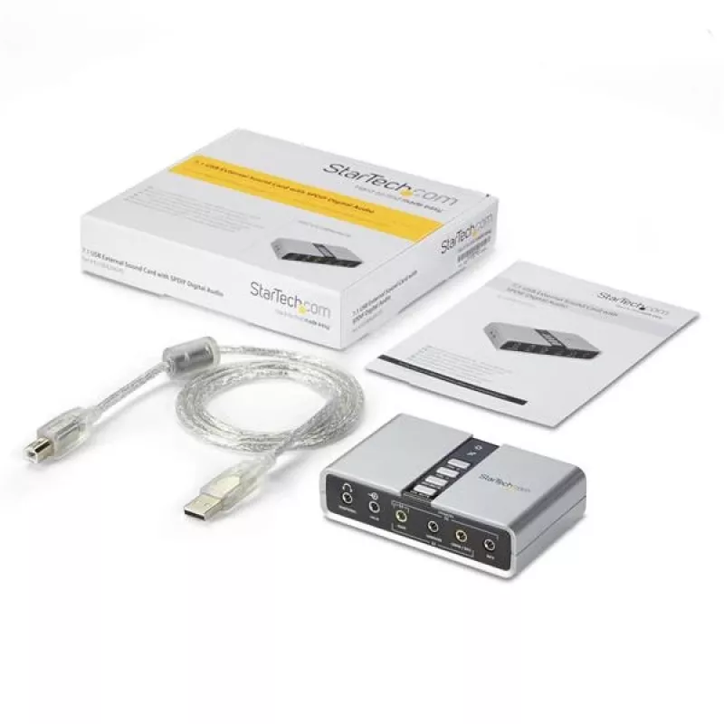StarTech.com 7.1 USB garso adapteris su SPDIF skaitmeniniu garsu