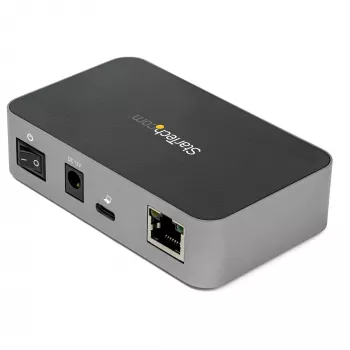 StarTech.com ~3 prievadų USB-C 3.2 Gen 2 šakotuvas su Ethernet adapteriu - 10Gbps USB Type-C į 2x USB-A ir 1x USB-C prievadus - USB šakotuvas su BC 1.2 greitu telefono įkrovimu - itin spartus 10Gbps USB-C šakotuvas