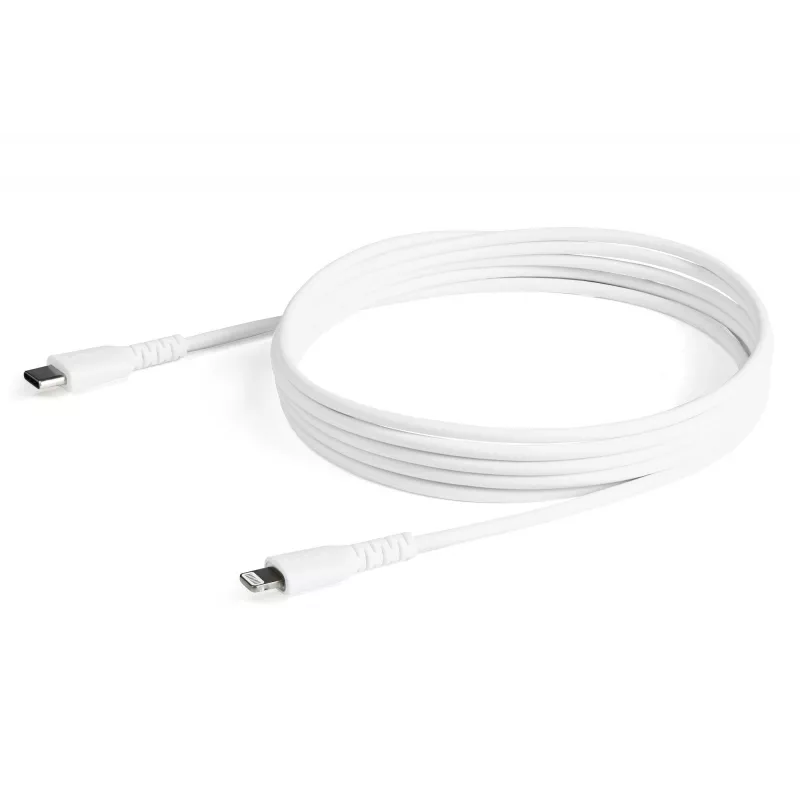StarTech.com 2 m baltas USB-C į Lightning laidas su aramido pluoštu, MFi sertifikuotas