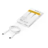 StarTech.com 1 m baltas USB-C į Lightning laidas – tvirtas aramidinio pluošto USB Type C į Lightning įkrovimo/sinchronizavimo kabelis, Apple MFi sertifikuotas, iPad/iPhone