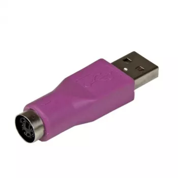 StarTech.com PS/2 klaviatūros adapteris į USB - F/M, USB A, PS/2, Violetinis