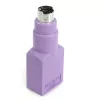 StarTech.com USB klaviatūros PS/2 adapteris - F/M, PS/2, USB A, violetinis