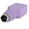 StarTech.com USB klaviatūros PS/2 adapteris - F/M, PS/2, USB A, violetinis