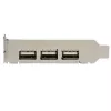 „StarTech.com“ 4 prievadų PCI Express Low Profile aukštos spartos USB kortelė