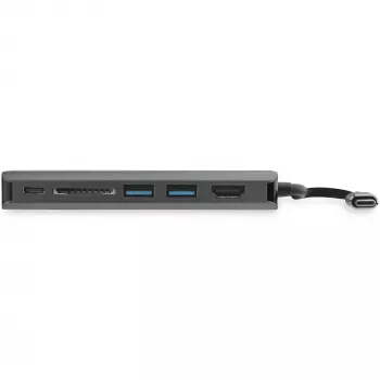 StarTech.com USB-C kelių prievadų adapteris - USB-C kelioninis dokas į 4K HDMI, 3x USB 3.0 šakotuvas, SD/SDHC, GbE, 60W PD 3.0 praėjimas - USB Type-C/Thunderbolt 3