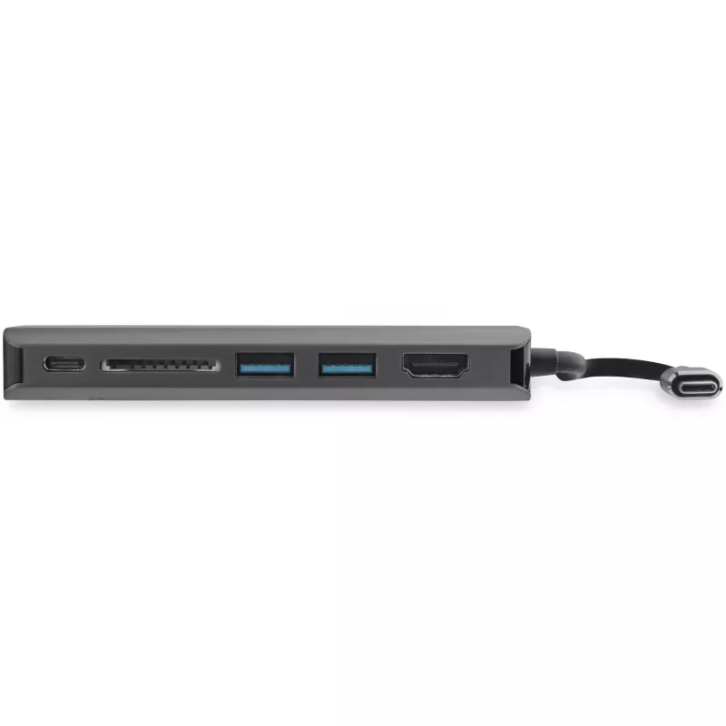 StarTech.com USB-C kelių prievadų adapteris - USB-C kelioninis dokas į 4K HDMI, 3x USB 3.0 šakotuvas, SD/SDHC, GbE, 60W PD 3.0 praėjimas - USB Type-C/Thunderbolt 3