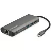 StarTech.com USB-C kelių prievadų adapteris - USB-C kelioninis dokas į 4K HDMI, 3x USB 3.0 šakotuvas, SD/SDHC, GbE, 60W PD 3.0 praėjimas - USB Type-C/Thunderbolt 3