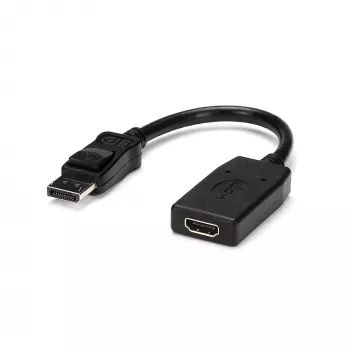 StarTech.com DisplayPort į HDMI adapteris – DP į HDMI keitiklis – 1080p – VESA sertifikuotas – DP į HDMI monitorių/ekraną/projektorių – pasyvus – fiksuojanti DP jungtis