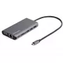 StarTech.com USB-C Mini kelioninis dokas su 4K HDMI / 1080p VGA, 3x USB 3.0, SD, GbE, garsu, 100W PD perdavimu
