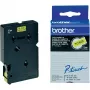 Juosta etikečių spausdinimui Brother TC601 12mm juoda ant geltonos