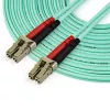 StarTech.com 10m (30ft) LC/UPC į LC/UPC OM4 daugiamodis šviesolaidinis kabelis, 50/125µm LOMMF/VCSEL Zipcord, 100G, maži įterpimo nuostoliai - LSZH šuolininkas