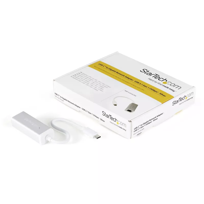 StarTech.com USB-C į Gigabit tinklo adapteris – sidabrinis