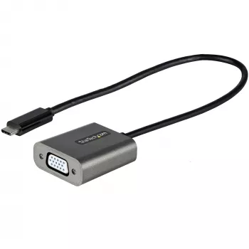 StarTech.com USB-C į VGA adapteris - 1080p USB Type-C į VGA adapteris - USB-C (DP Alt Mode) į VGA monitoriaus/ekrano vaizdo keitiklis - suderinamas su Thunderbolt 3 - 30 cm ilgio kabelis
