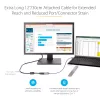 StarTech.com USB-C į VGA adapteris - 1080p USB Type-C į VGA adapteris - USB-C (DP Alt Mode) į VGA monitoriaus/ekrano vaizdo keitiklis - suderinamas su Thunderbolt 3 - 30 cm ilgio kabelis