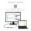 StarTech.com USB-C į VGA adapteris - 1080p USB Type-C į VGA adapteris - USB-C (DP Alt Mode) į VGA monitoriaus/ekrano vaizdo keitiklis - suderinamas su Thunderbolt 3 - 30 cm ilgio kabelis