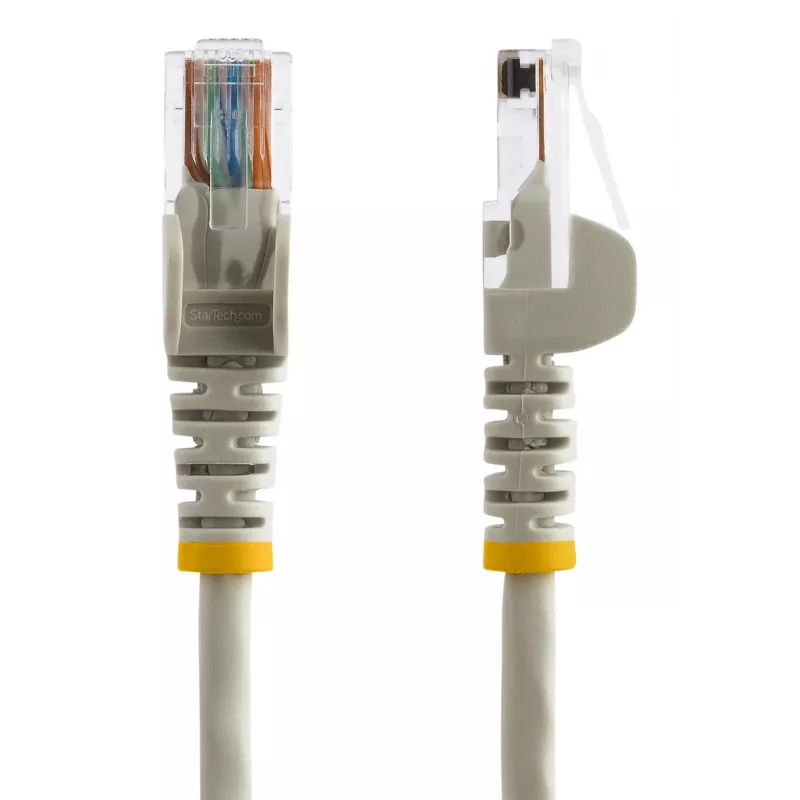 StarTech.com Cat5e jungiamasis kabelis su apsaugotais RJ45 kištukais - 2 m, pilka