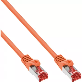 InLine Patch Laidas S/FTP PiMF Cat.6 250MHz PVC varis oranžinis 3m