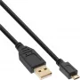 InLine Micro USB 2.0 laidas USB A (vyriškas) / Micro-B (vyriškas), juodas, 2 m