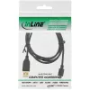 InLine Micro USB 2.0 laidas USB A (vyriškas) / Micro-B (vyriškas), juodas, 2 m