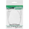 InLine USB 2.0 Mini laidas, A tipo kištukas / mini-B kištukas (5 kontaktų), baltas, 0,5 m