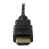 StarTech.com HDADMM50CM High Speed HDMI–Micro HDMI kabelis su Ethernet, M/M, 0,5 m, 34 AWG, paauksuoti kontaktai, juodas