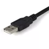 StarTech.com 1,8 m 2 prievadų FTDI USB į RS232 adapterio kabelis su COM išlaikymu