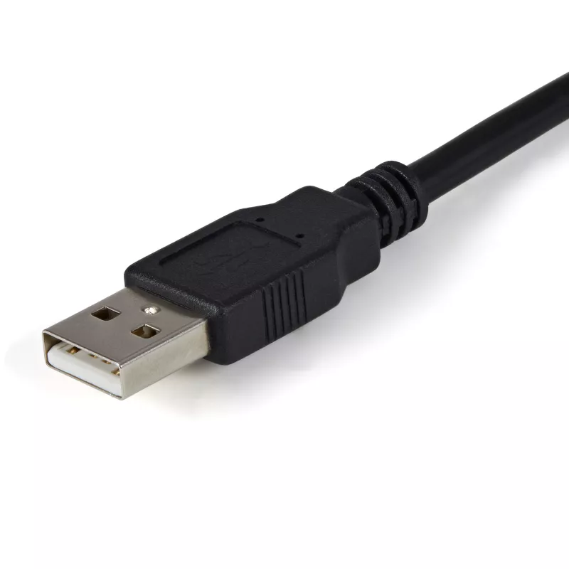 StarTech.com 1,8 m 2 prievadų FTDI USB į RS232 adapterio kabelis su COM išlaikymu