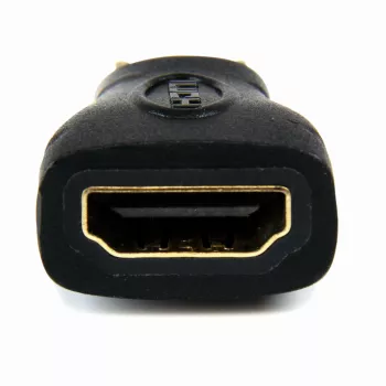 StarTech.com Mini HDMI į HDMI adapteris - 4K didelės spartos HDMI adapteris - 4K 30Hz Ultra HD didelės spartos HDMI adapteris - HDMI 1.4 - paauksuotos jungtys - UHD Mini HDMI adapteris 4K - juodas
