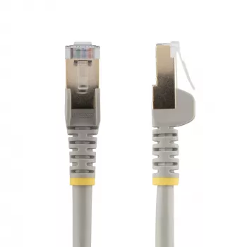 StarTech.com 10 m CAT6a Ethernet kabelis - 10 Gigabit ekranuotas belaikis RJ45 100W PoE jungiamasis laidas - 10GbE STP tinklo kabelis su įtempimo mažinimu - pilkas, individualiai testuotas / laidų atitiktis UL sertifikuota / TIA