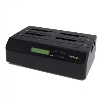 StarTech.com 4 lizdų USB 3.0 eSATA į SATA atskiras 1:3 HDD kietojo disko kopijavimo dokas