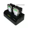 StarTech.com 4 lizdų USB 3.0 eSATA į SATA atskiras 1:3 HDD kietojo disko kopijavimo dokas