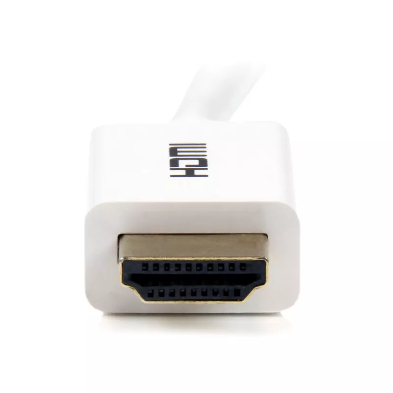 StarTech.com 5m / 16 ft CL3 klasės HDMI laidas su Ethernet - sieninis Ultra HD HDMI laidas - 4K 30Hz UHD didelės spartos HDMI laidas - 10.2 Gbps - HDMI 1.4 vaizdo/ekrano laidas - 30AWG, baltas